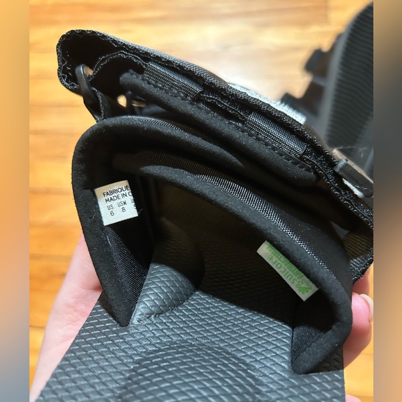 Suicoke Moto Cab Slides - Black - 6 Unisex - Picture 4 of 5